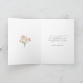 Moeder Verjaardag Roze Bloem Patroon Kaart (Binnen)