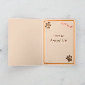 Moeder Verjaardag van de Hond Kaart (Binnen)