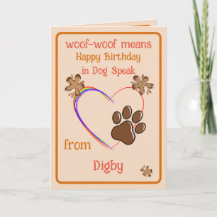 Moeder Verjaardag van de Hond Kaart