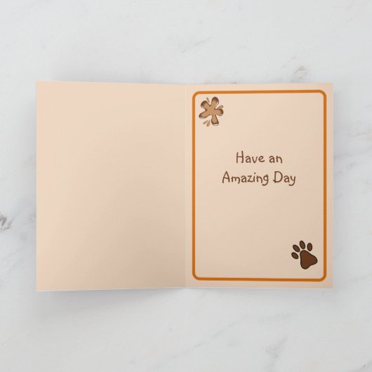 Moeder Verjaardag van de Hond Kaart (Binnen)