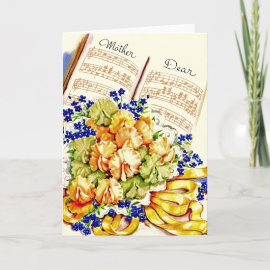  moeder verjaardag Wenskaart Kaart (Voorkant)