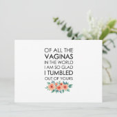 Moeder Verjaardagscadeau Moederdag Gift Mum Kaart (Staand voorkant)