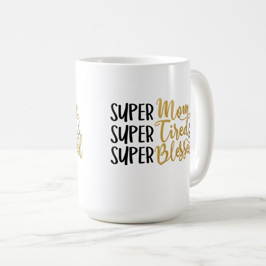 Moeder Vermoeide en Gezegende Mok (Voorkant rechts)