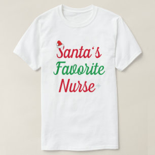 Moeder Verpleegster Vrouw Waardering Kerst Rode Kr T-shirt