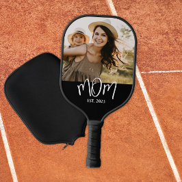 Moeder Vestigde Leuk Script Foto Pickleball Paddle