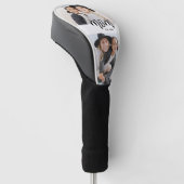 Moeder Vestigde Modern Schrift Foto Golfheadcover (Schuin)