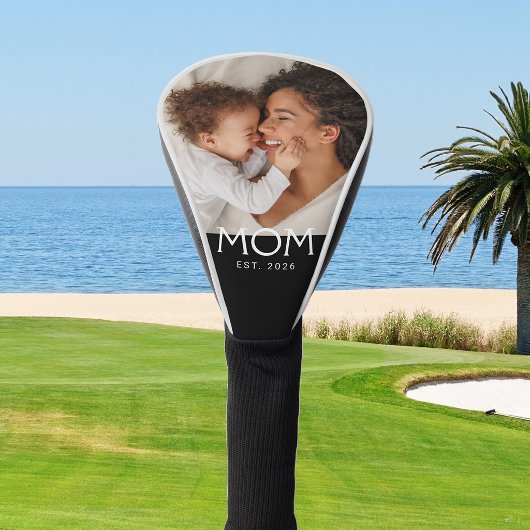 Moeder vestigde moderne typografie foto golfheadcover