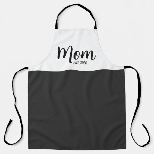 Moeder Vestigde Nieuwe Moeder Cadeau Schort (Voorkant)