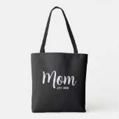 Moeder Vestigde Nieuwe Moeder Cadeau Tote Bag (Achterkant)