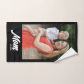 Moeder Vestigde Plezier Script Foto Sport Handdoek (Handdoek)