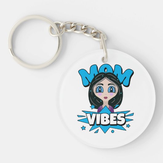 Moeder Vibes Sleutelhanger (Voorkant)