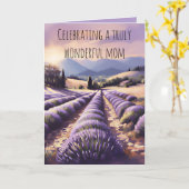 Moeder vieren kaart (Gele Bloem)