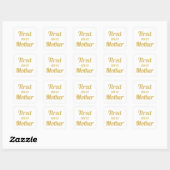 Moeder Vierkante Sticker (Vel)