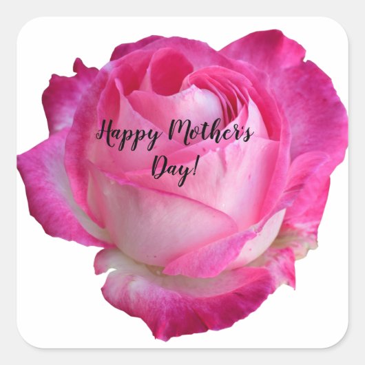Moeder-vierkante sticker (Voorkant)