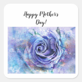 Moeder-vierkante sticker