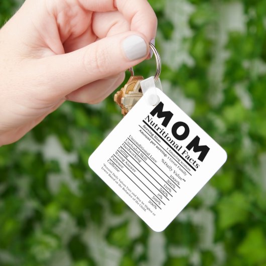 Moeder Voedingsfeiten Sleutelhanger (Hand)
