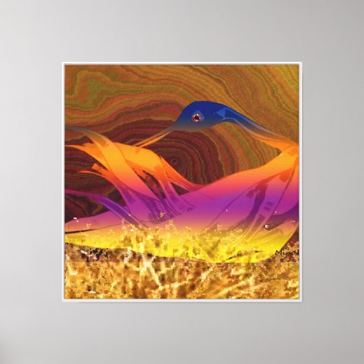 Moeder Vogel Canvas Afdruk (Voorkant)