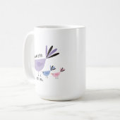 Moeder Vogel en Kuikens Moederdag Koffiemok (Voorkant links)