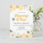 Moeder voor Baby shower-hommel Kaart (Staand voorkant)