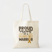 Moeder voor kinderkanker Ram Moeder Proud Mam Tote Bag (Voorkant)