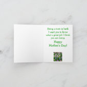 "Moeder voor mijn kleinkinderen"/ Hyacinths Kaart (Binnen)