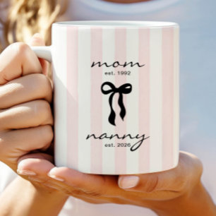Moeder voor Nanny Est mok met strikje