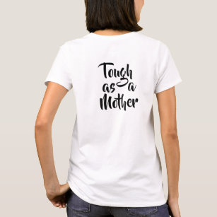 Moeder, voorzijde en achterkant, voor een stevige  t-shirt