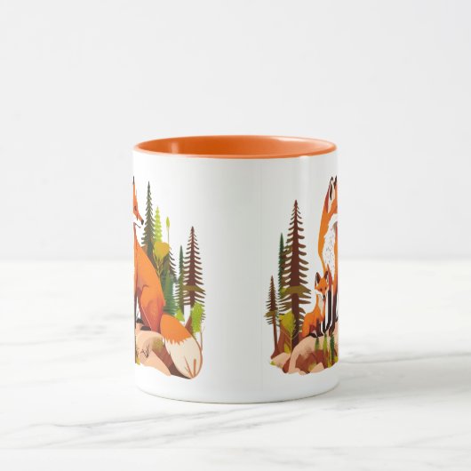 Moeder Vos en kit Mok (Midden)