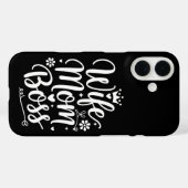 Moeder Vrouw Baas Schattig Moederdag Cadeau Case-Mate iPhone Case (Achterkant (horizontaal))