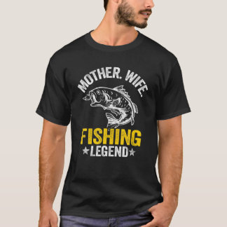 Moeder vrouw Vist wettige visvrouw oma T-shirt