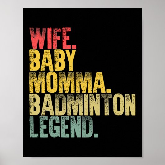 Moeder Vrouwen Grappig Shirt Vrouw Poster (Voorkant)