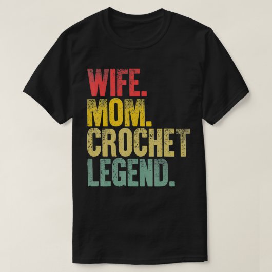 Moeder Vrouwen Grappige Gift Vrouw Moeder Haak T-shirt (Design voorkant)