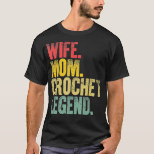 Moeder Vrouwen Grappige Gift Vrouw Moeder Haak T-shirt