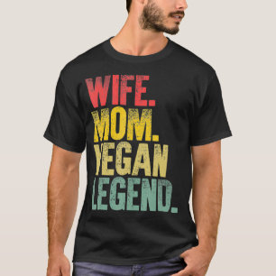Moeder Vrouwen Grappige Vrouw Moeder Vegan T-shirt