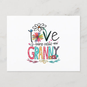 Moeder waar ik van hou, noem je Granny Sunflower B Briefkaart