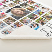 MOEDER We houden van je 33 Foto Collage Botanisch Sherpa Deken (3/4)