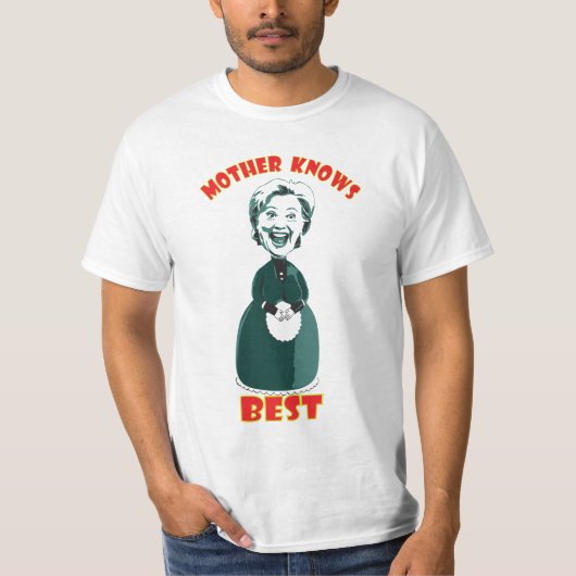 Moeder weet het beste t-shirt (Voorkant)