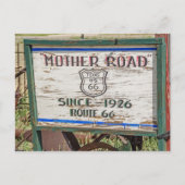 Moeder wegnummer - Route 66 Briefkaart (Voorkant)