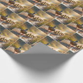 Moeder wilde eend met eendjes cadeaupapier (Hoek)