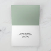 Moeder wilde eend met eendjes voor de verjaardag kaart (Binnen)