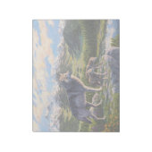 Moeder Wolf en Pups Mountain River Valley Notitieblok (Linkerzijde)