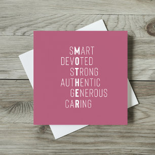 Moeder woorden kruiswoordraadsel definitie roze be kaart