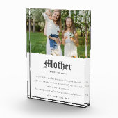 Moeder Woordenboek Definitie Aangepaste foto Cadea (Rechts)