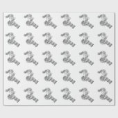 Moeder Word Art Cadeaupapier (Vlak)