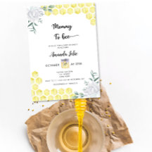 Moeder worden baby shower uitnodiging