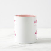 Moeder Worden Flamingo Baby Shower Mok (Midden)