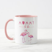 Moeder Worden Flamingo Baby Shower Mok (Links)