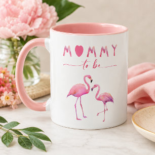 Moeder Worden Flamingo Baby Shower Mok