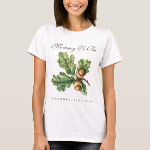 Moeder Worden Herfst Bos Baby Shower T-shirt