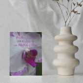 Moeder Worden Orchidee Bloesem Bloem Moedersdag Kaart